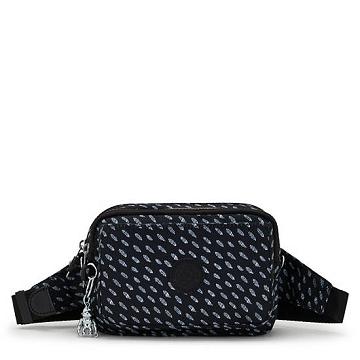 Kipling Abanu Multi Printed Convertible Crossbodytassen Zwart | BE 1031UZ